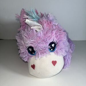 Fluffy, unicorn plush 16”